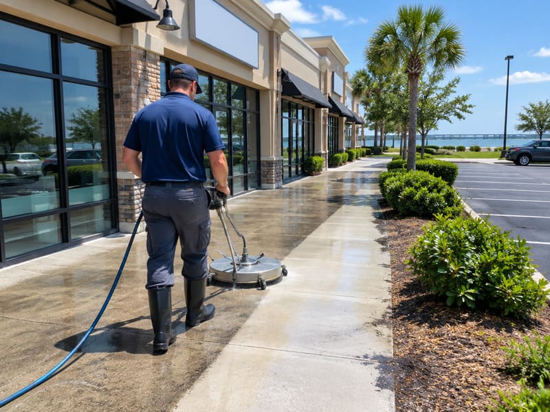 Commercial Pressure Washing in the Chesapeake area